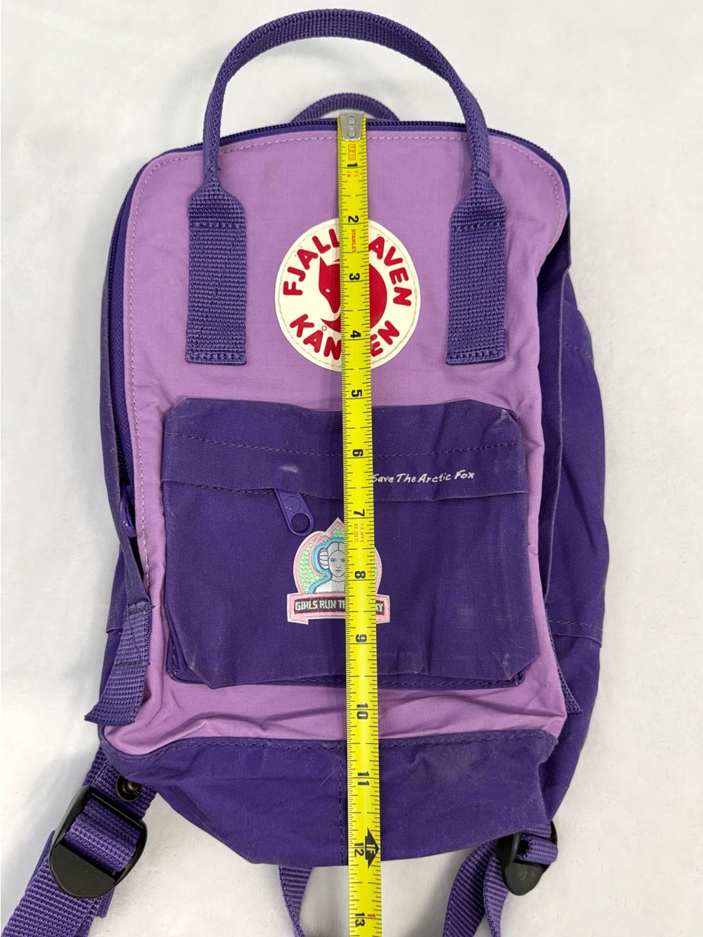 SOLD Fjallraven Kanken Mini Save The Arctic Fox Purple Backpack Star Wars - Picture 7 of 7